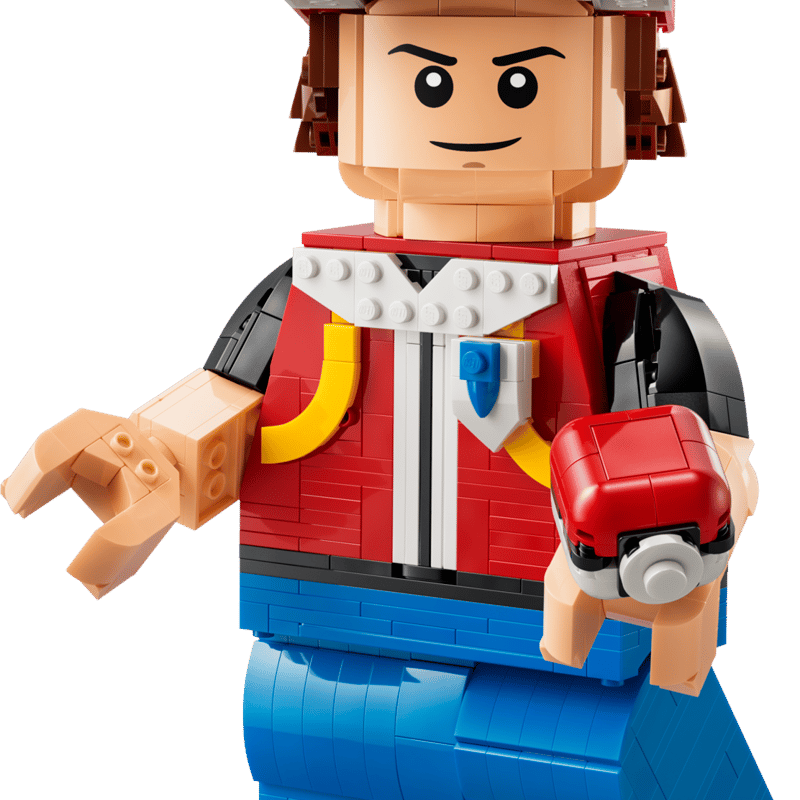 LEGO Pokémon Minifigura Gigante de Rojo 40868