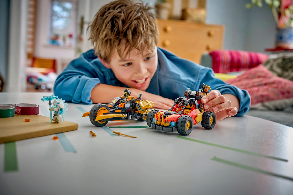 LEGO NINJAGO Vehículos Combinables de Kai y Cole 71864