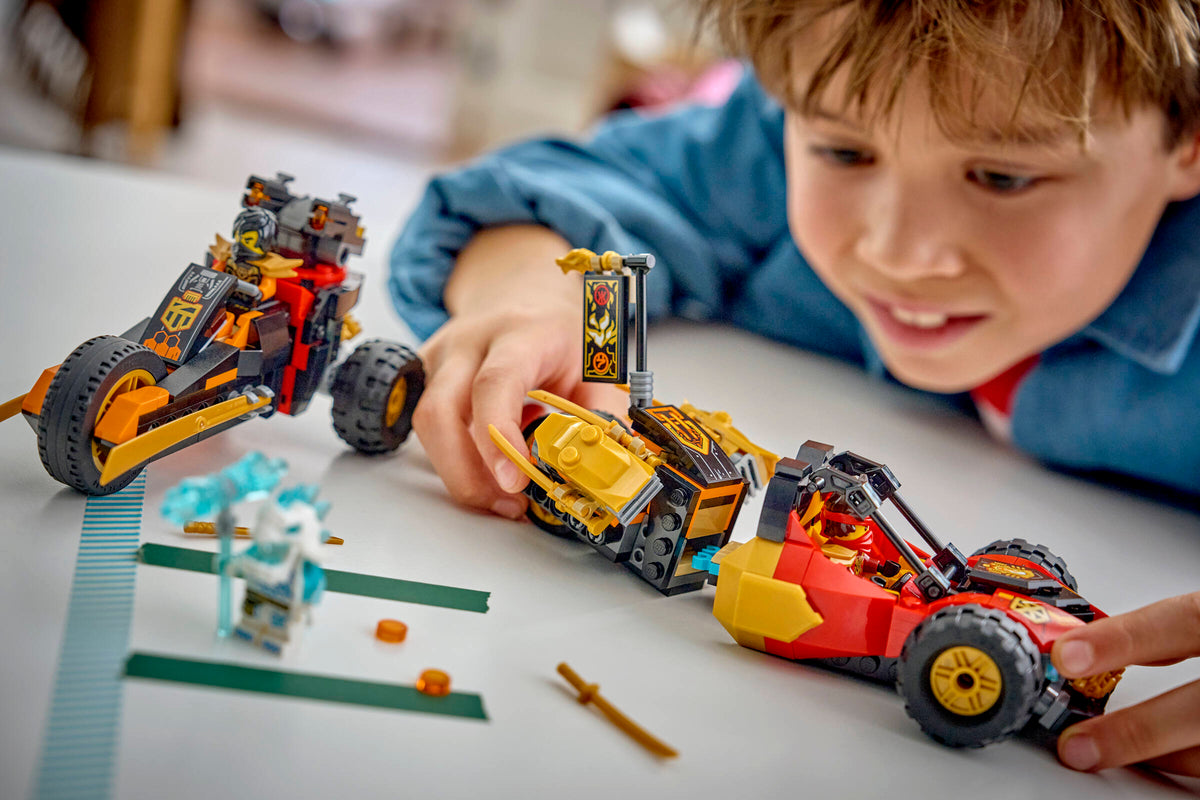 LEGO NINJAGO Vehículos Combinables de Kai y Cole 71864
