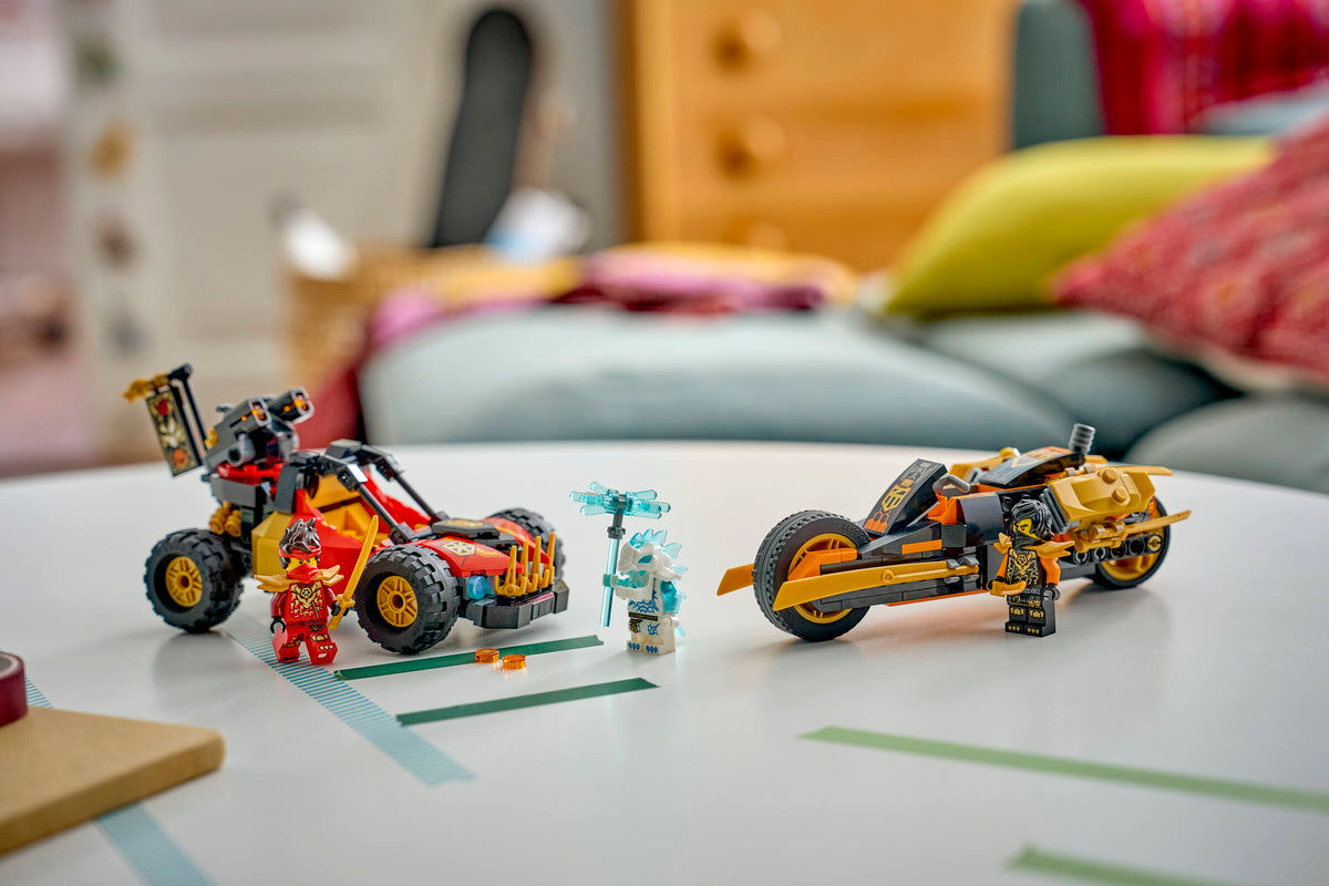 LEGO NINJAGO Vehículos Combinables de Kai y Cole 71864