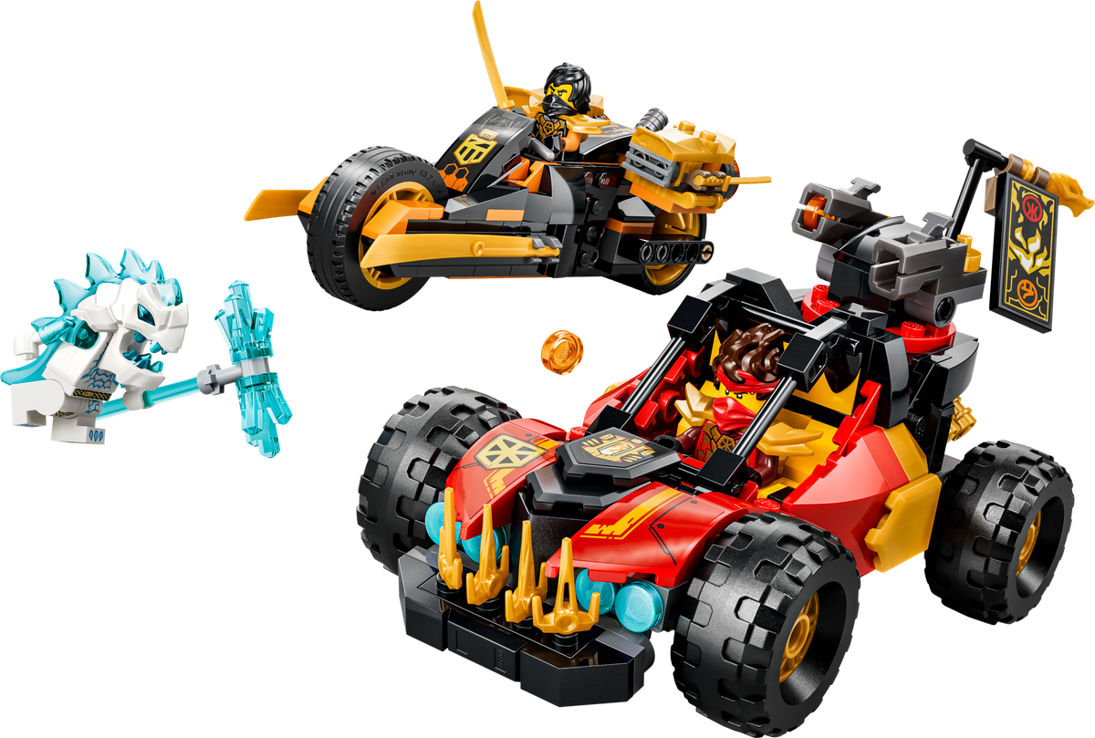 LEGO NINJAGO Vehículos Combinables de Kai y Cole 71864