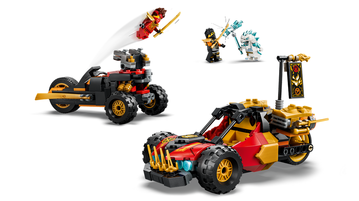 LEGO NINJAGO Vehículos Combinables de Kai y Cole 71864