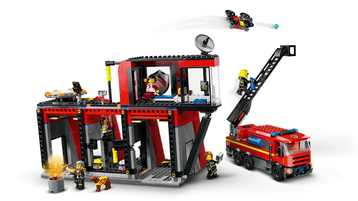 LEGO City Estación de Bomberos con Camión de Bomberos 60414