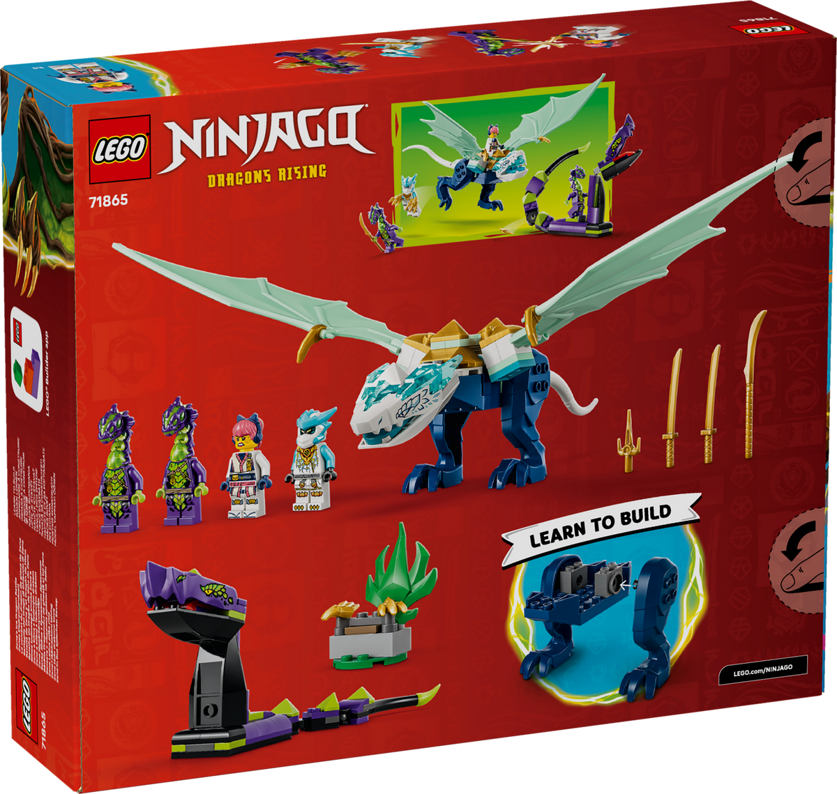 LEGO NINJAGO Batalla de Zane y el Dragón de Hielo 71865