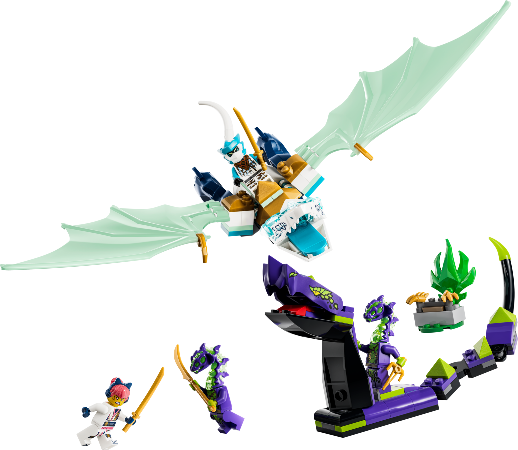 LEGO NINJAGO Batalla de Zane y el Dragón de Hielo 71865