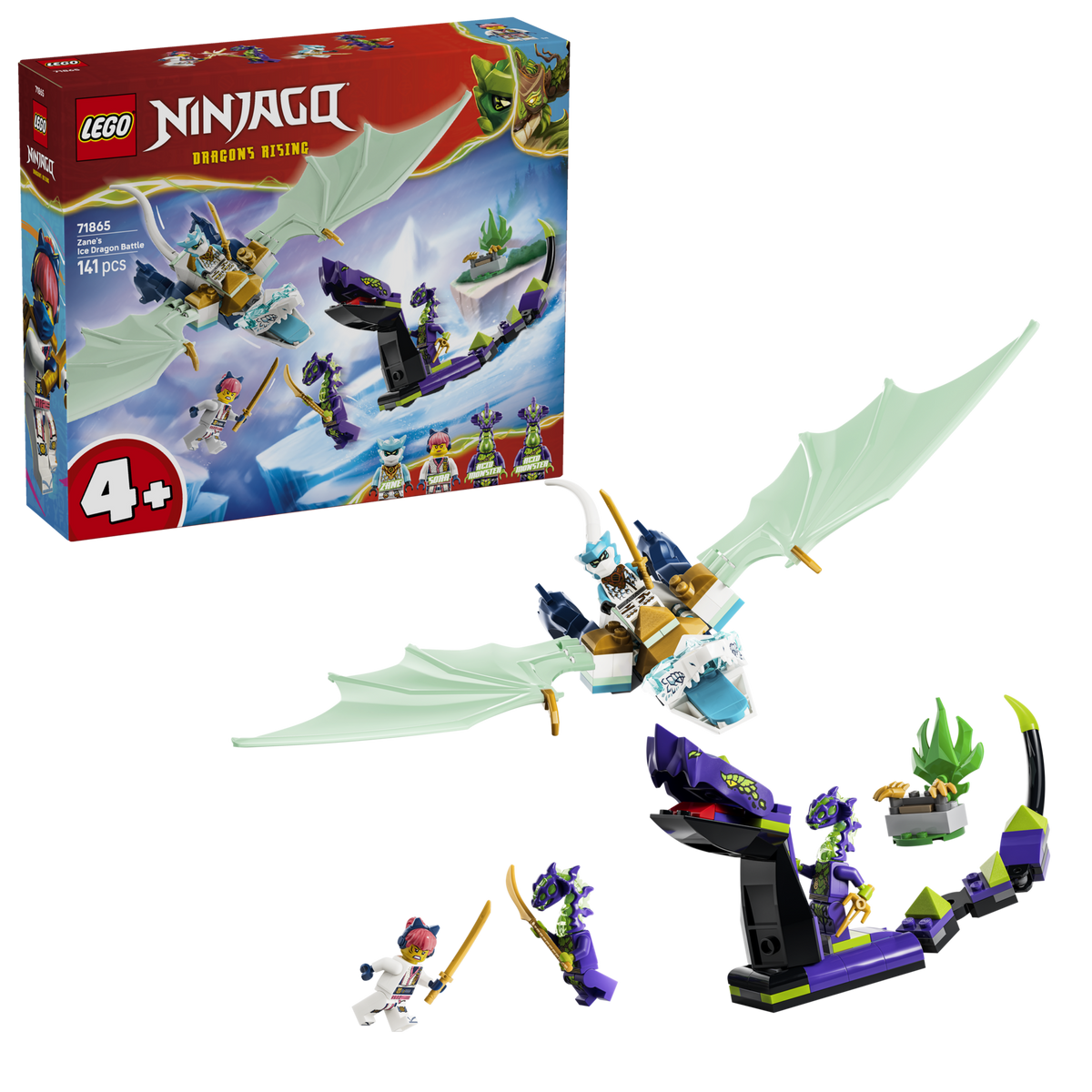 LEGO NINJAGO Batalla de Zane y el Dragón de Hielo 71865