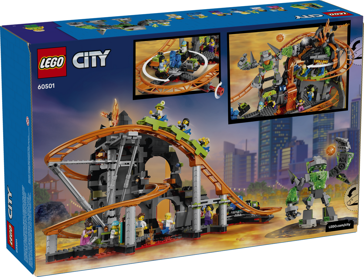 LEGO City Parque de la Montaña Rusa Tierra de Lava 60501