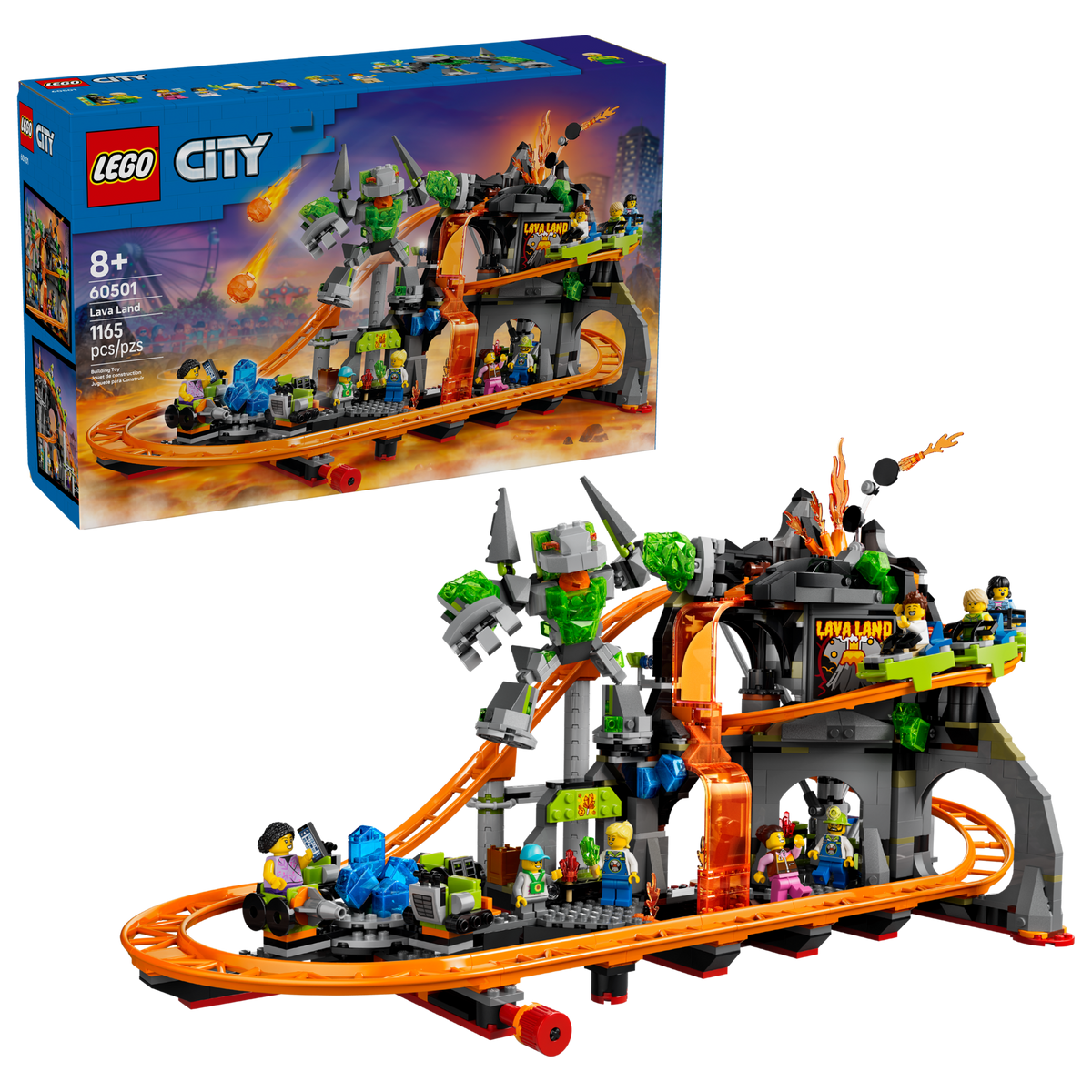 LEGO City Parque de la Montaña Rusa Tierra de Lava 60501