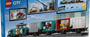 LEGO City Tren de Mercancías del Puerto con Grúa y Camión 60509