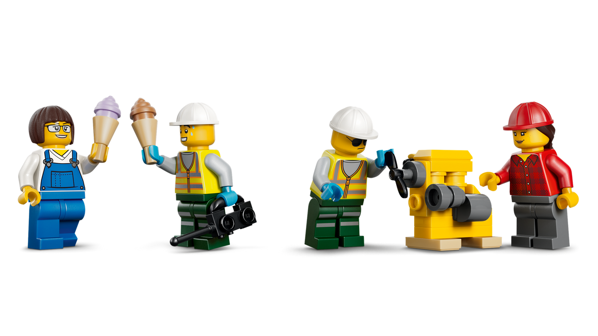 LEGO City Tren de Mercancías del Puerto con Grúa y Camión 60509