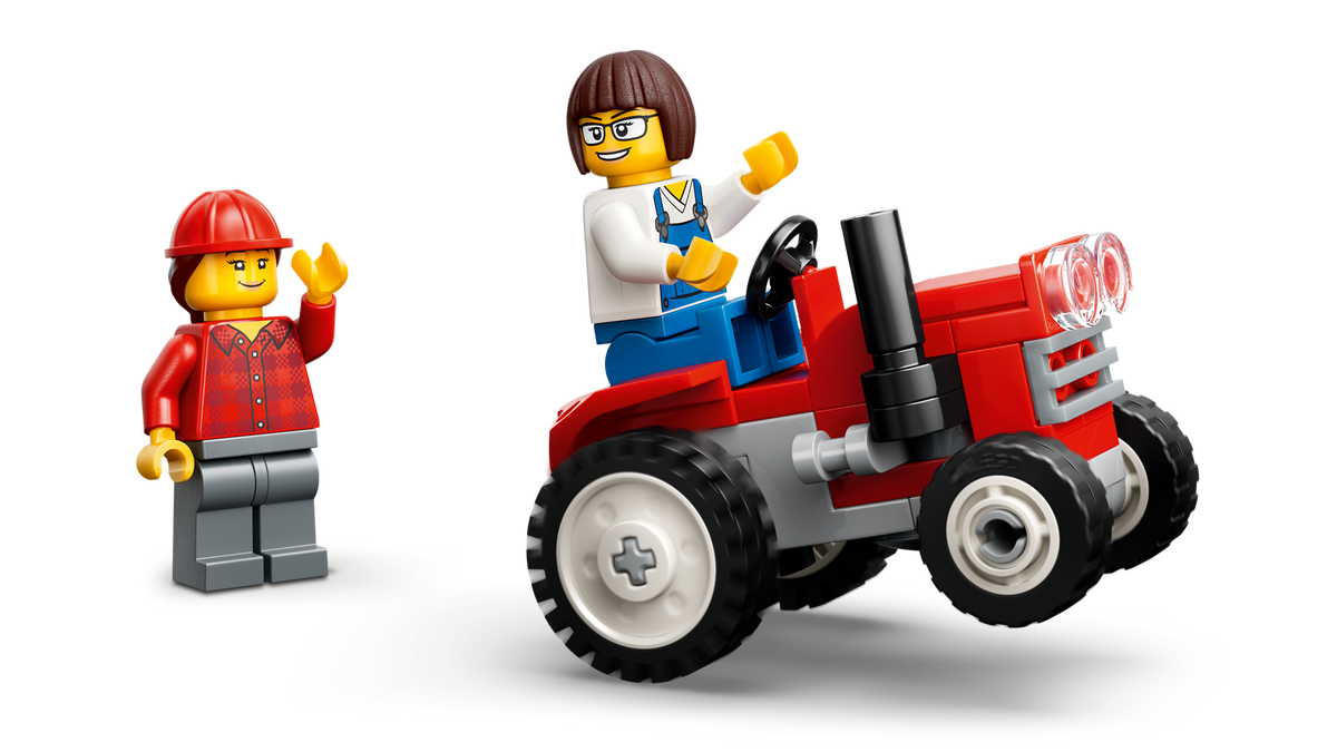 LEGO City Tren de Mercancías del Puerto con Grúa y Camión 60509