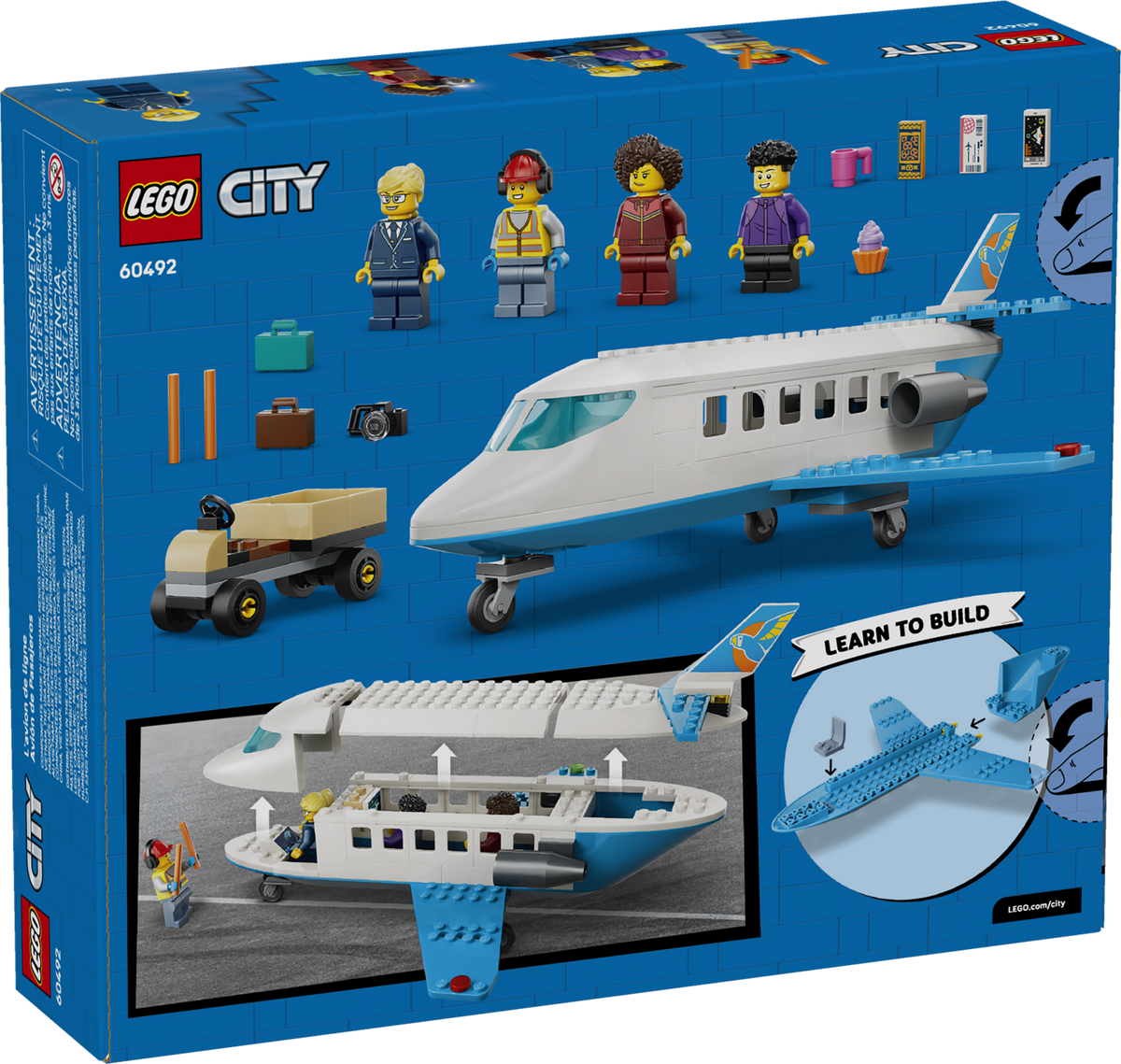 LEGO City Avión de Pasajeros 60492