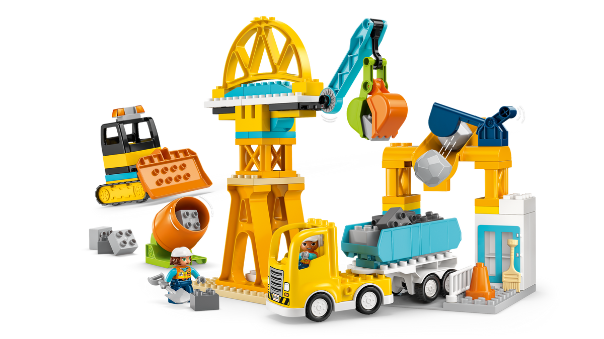 LEGO DUPLO Sitio de Construcción y Vehículos 3 en 1 10476