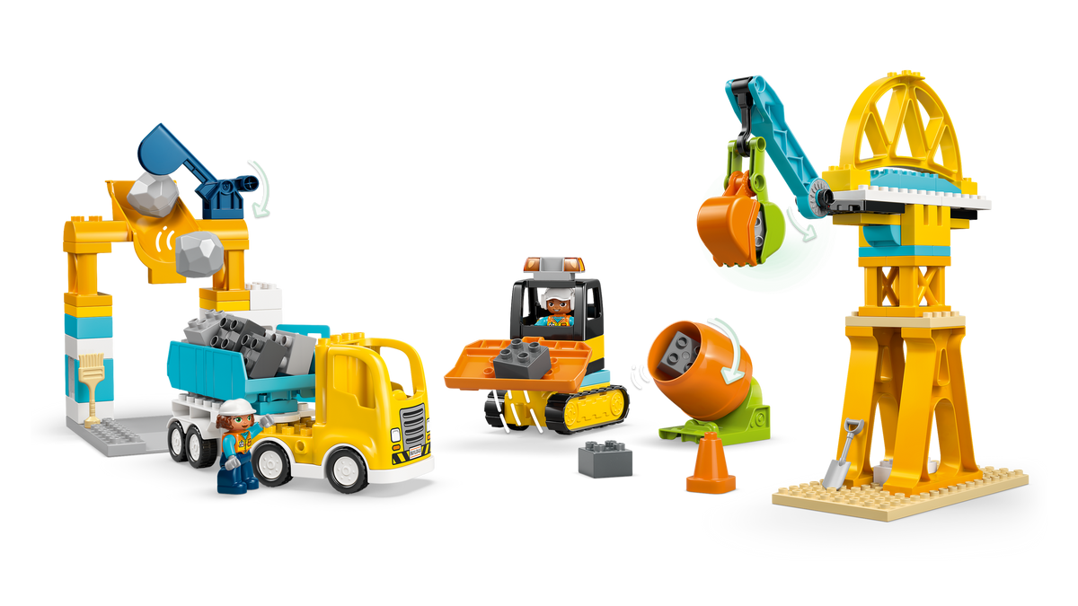 LEGO DUPLO Sitio de Construcción y Vehículos 3 en 1 10476