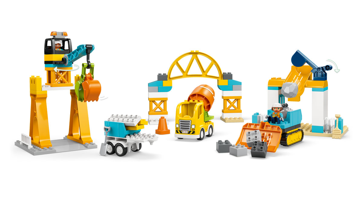 LEGO DUPLO Sitio de Construcción y Vehículos 3 en 1 10476