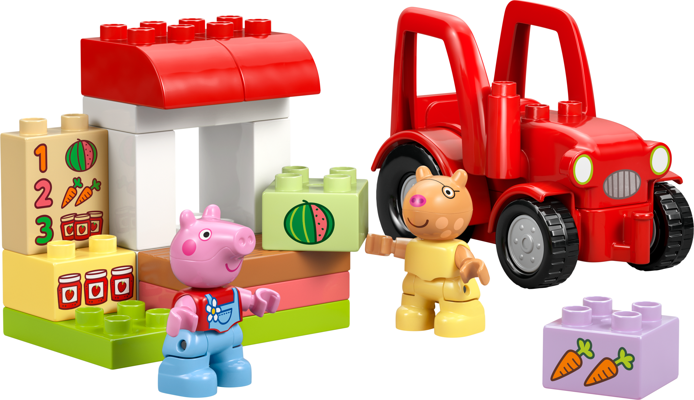 LEGO DUPLO Peppa Pig Tractor y Mercado 10468
