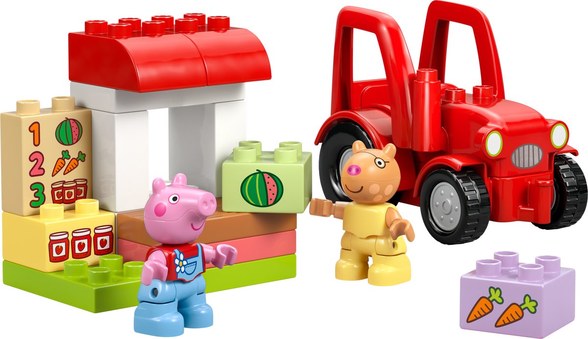LEGO DUPLO Peppa Pig Tractor y Mercado 10468