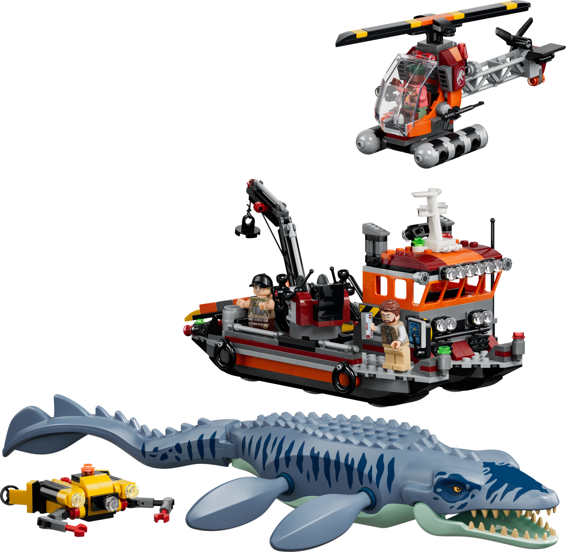 LEGO Jurassic World Ataque del Dinosaurio Marino Mosasaurus 77983