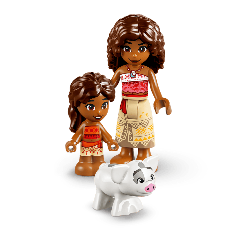 LEGO Disney Vaiana Casa de la Aldea y Barco 43282
