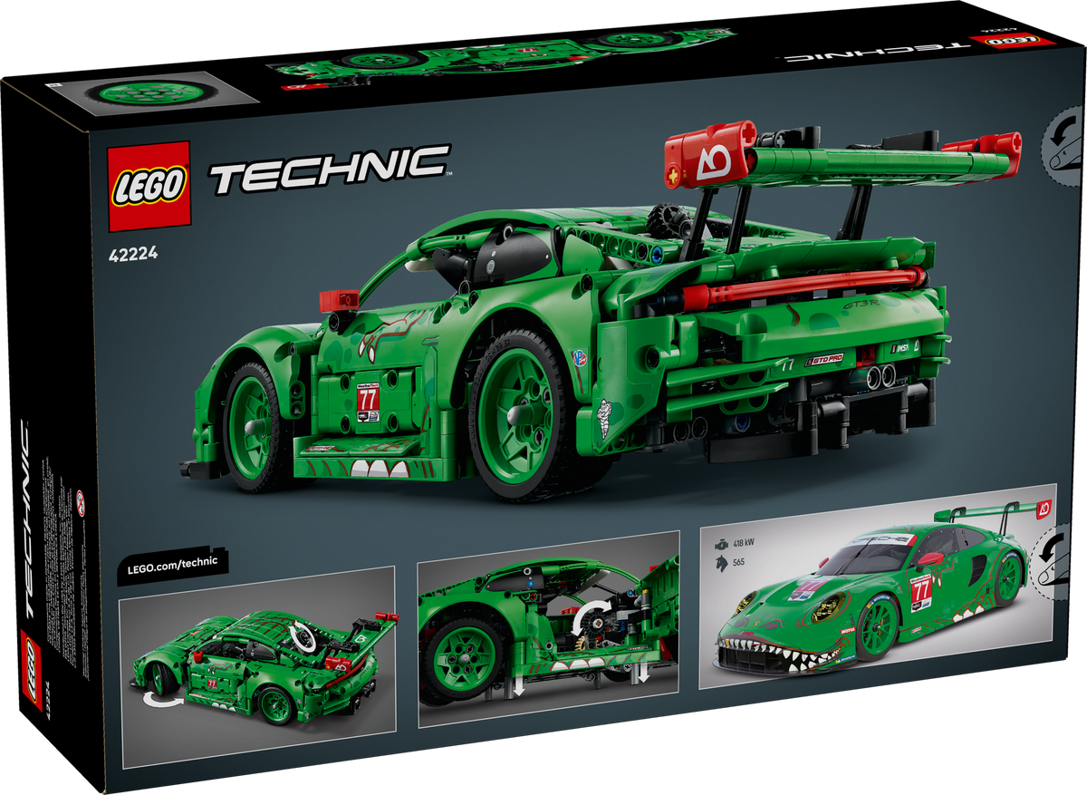 LEGO Technic Porsche 911 GT3 R REXY AO Racing Car 42224