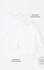 Body Babyfresh Manga Larga Algodón x2 Unds para Bebé Unisex