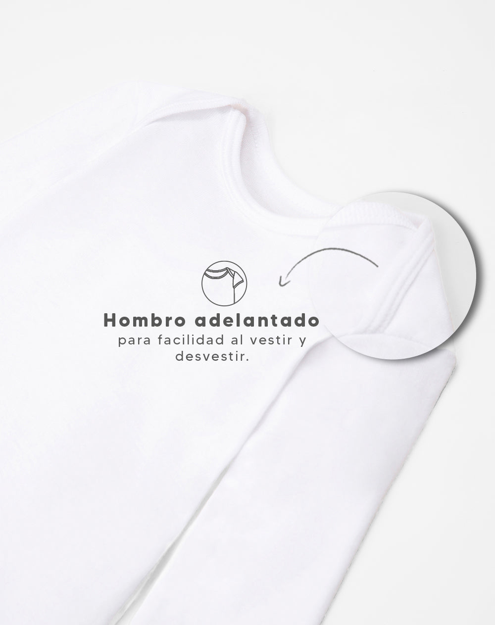 Body Babyfresh Manga Larga Algodón x2 Unds para Bebé Unisex