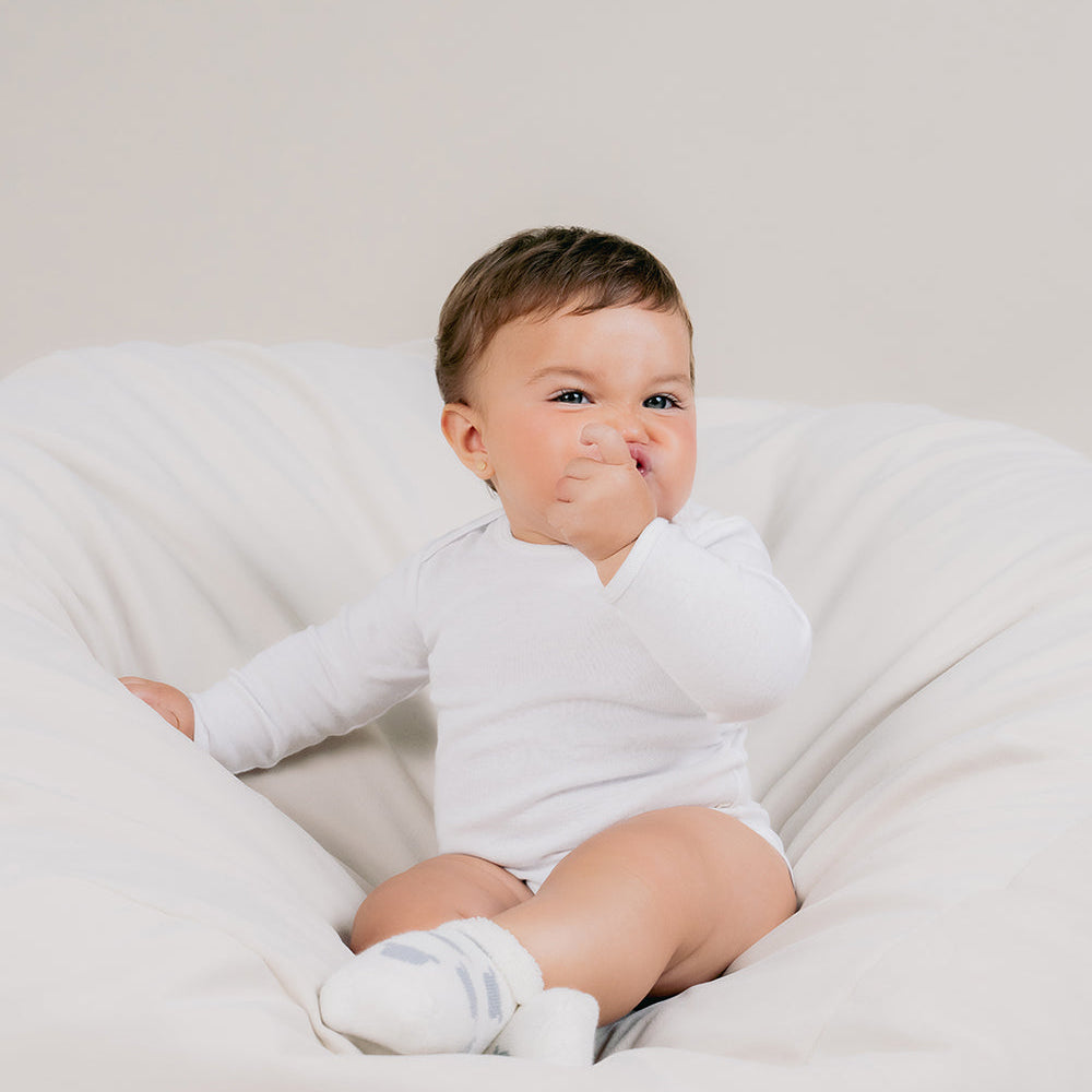 Body Babyfresh Manga Larga Algodón x2 Unds para Bebé Unisex