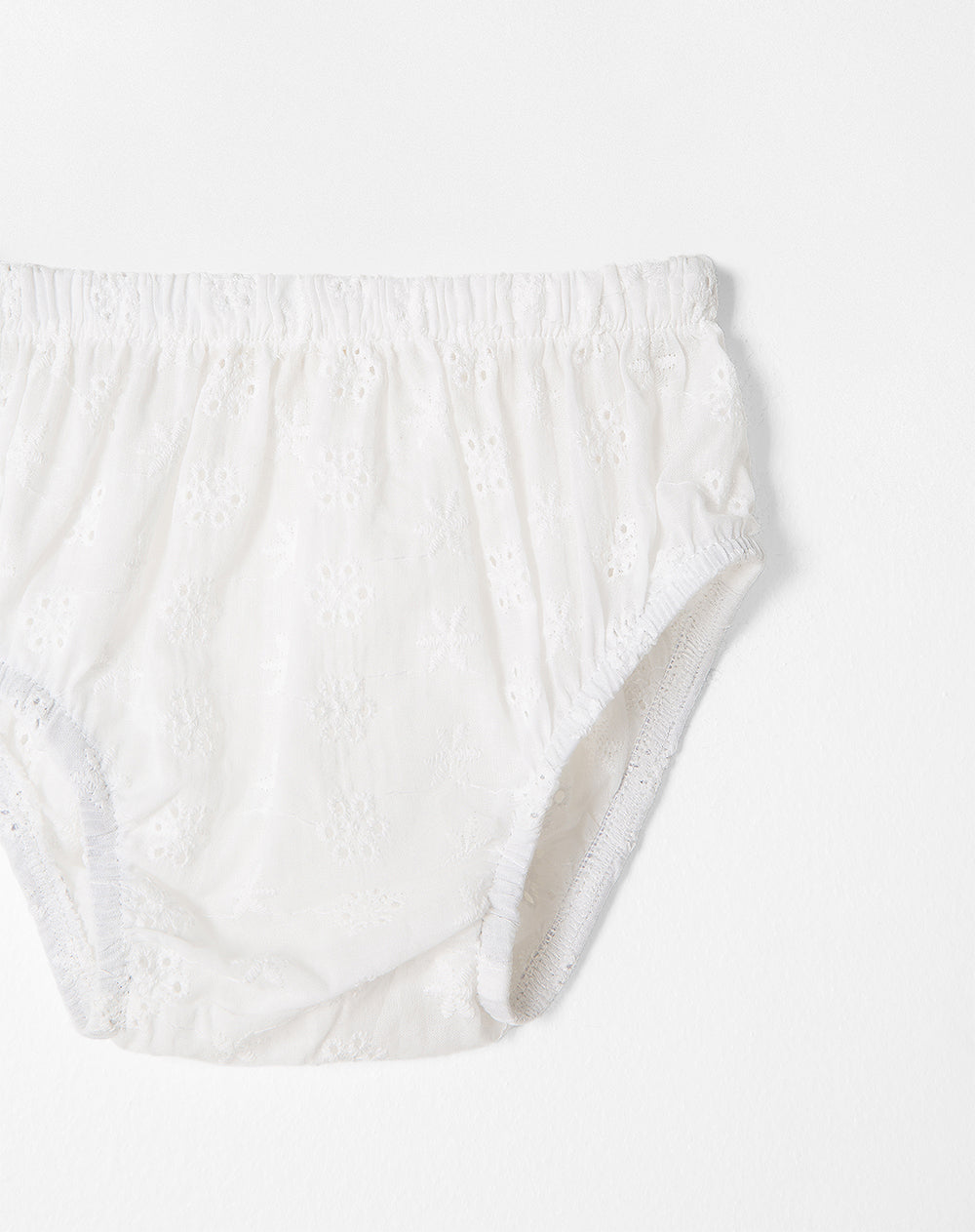 Conjunto Babyfresh Vestido y Panty Algodón Ojalillo para Bebé Niña