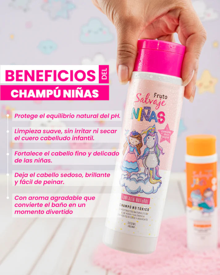 Champú Fantasía Natural Niñas 300 mL