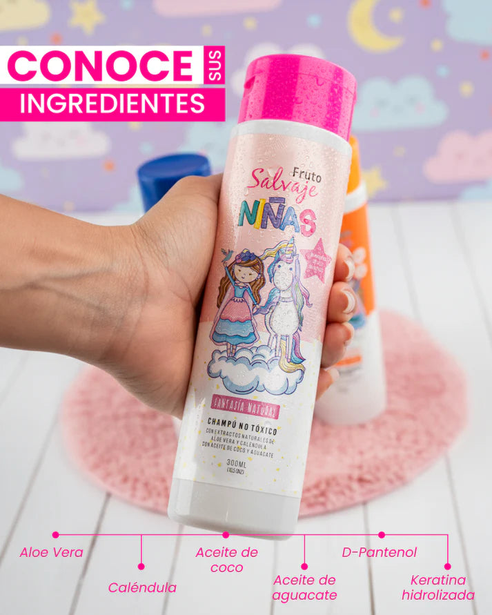 Champú Fantasía Natural Niñas 300 mL