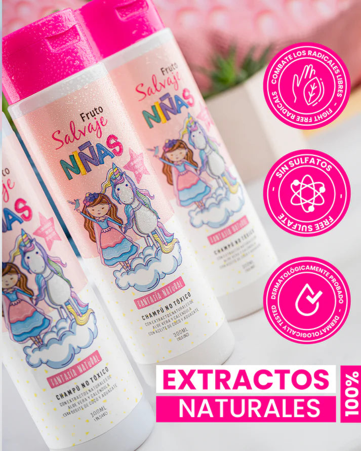 Champú Fantasía Natural Niñas 300 mL