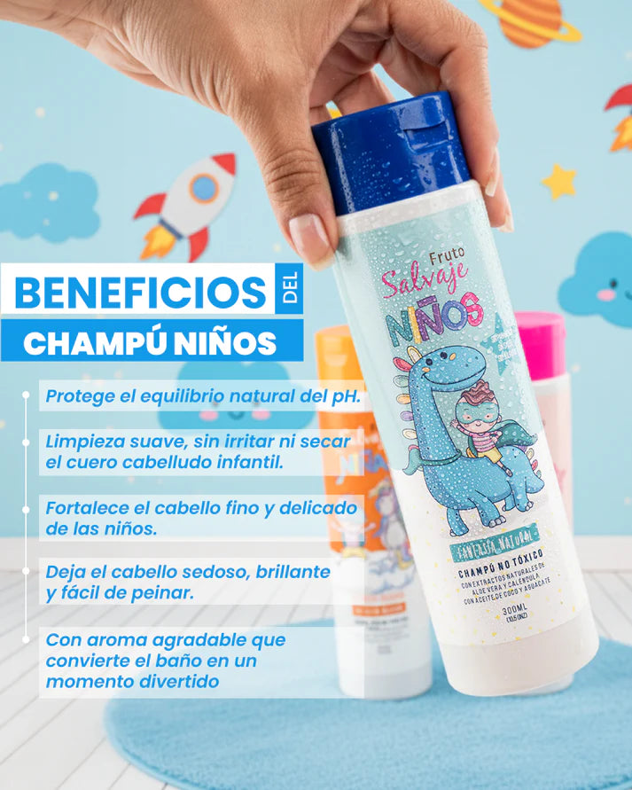 Champú Fantasía Natural Niños 300 mL