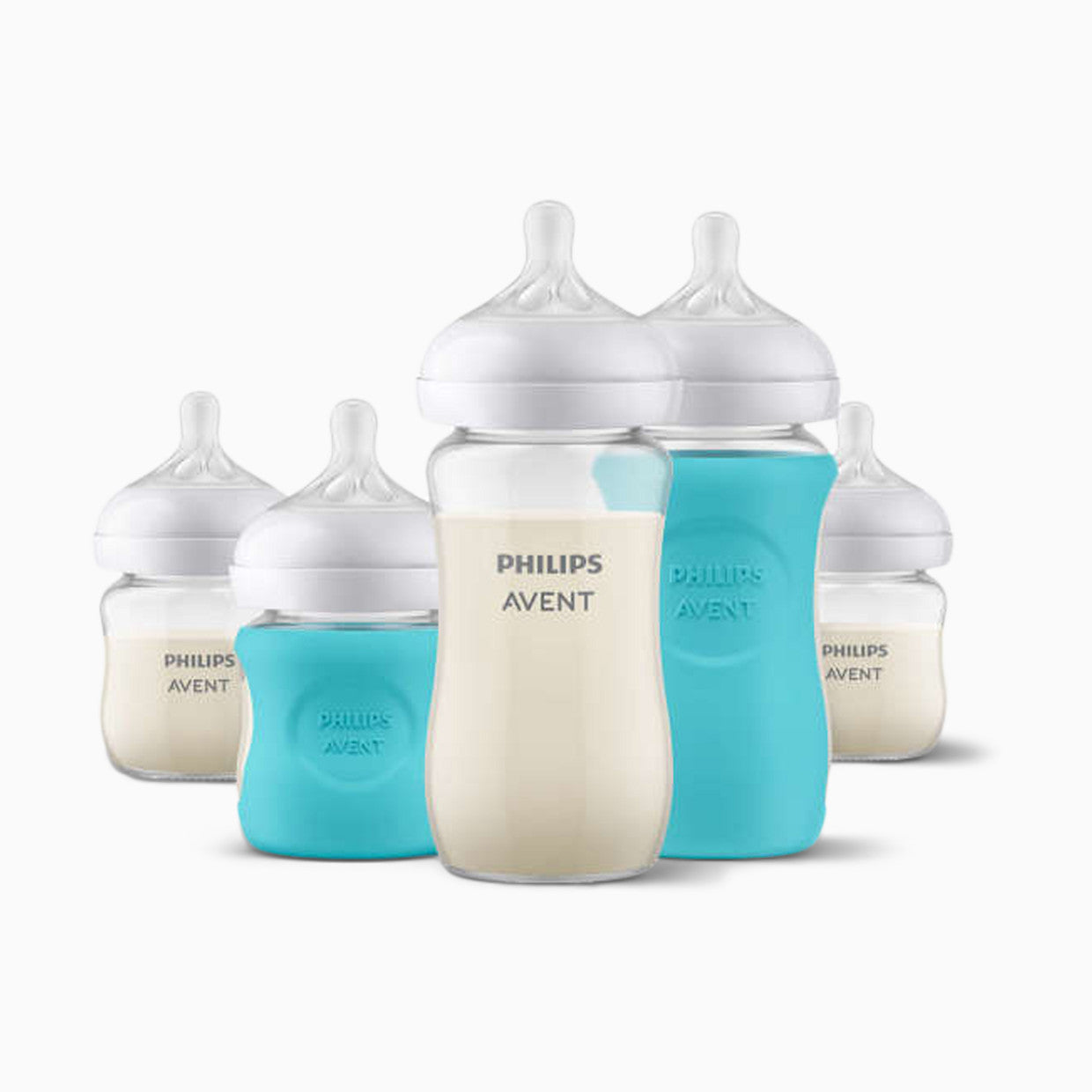 Set de Biberones de Vidrio Natural Philips Avent