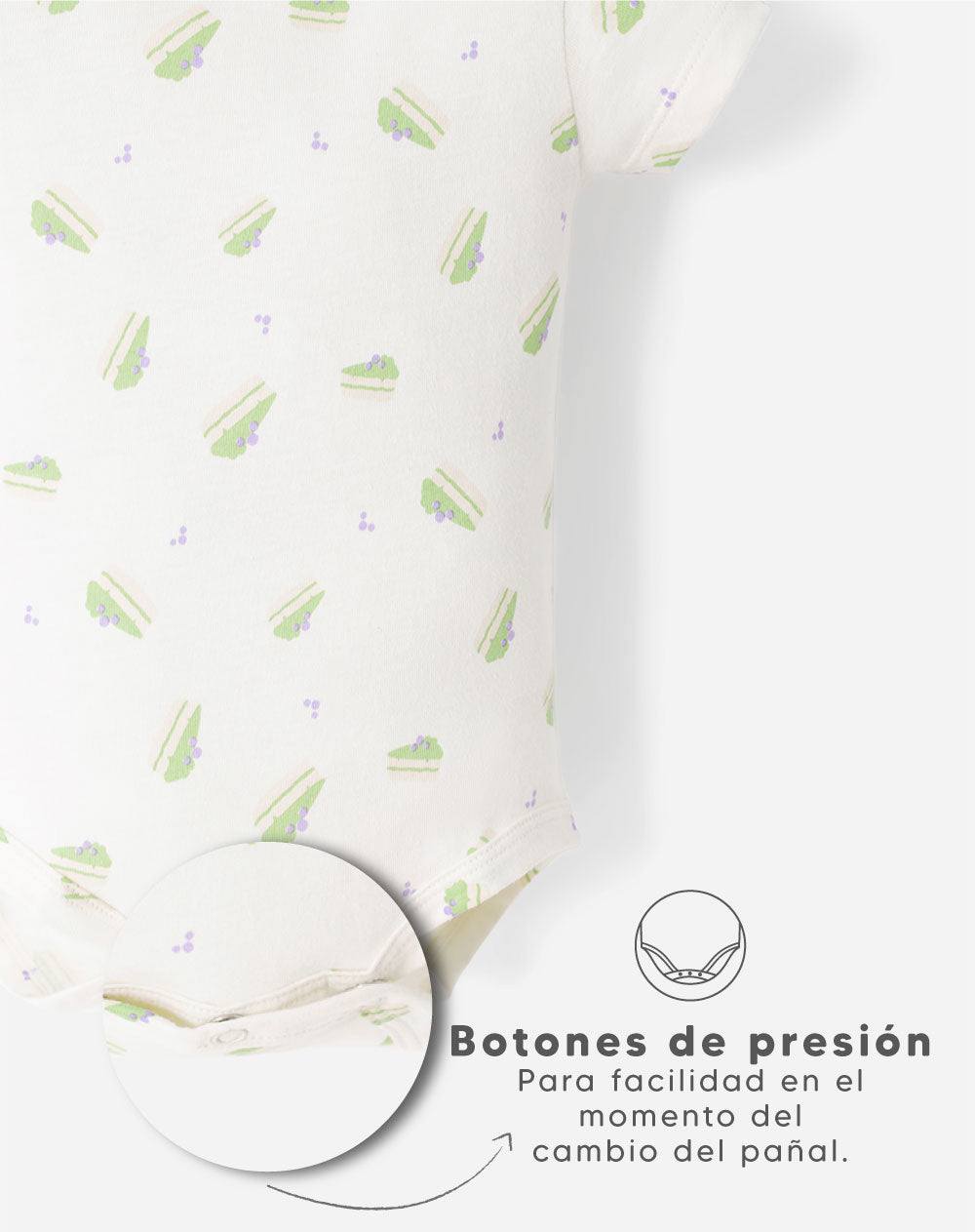 Conjunto Babyfresh Body y Vestido para Bebé Niña