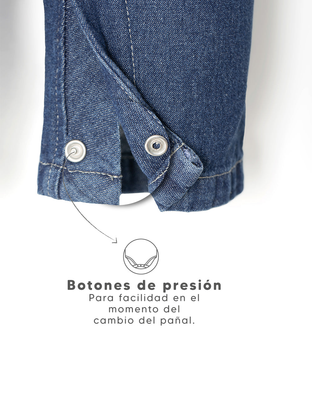 Overol Babyfresh Denim Regular para Bebé