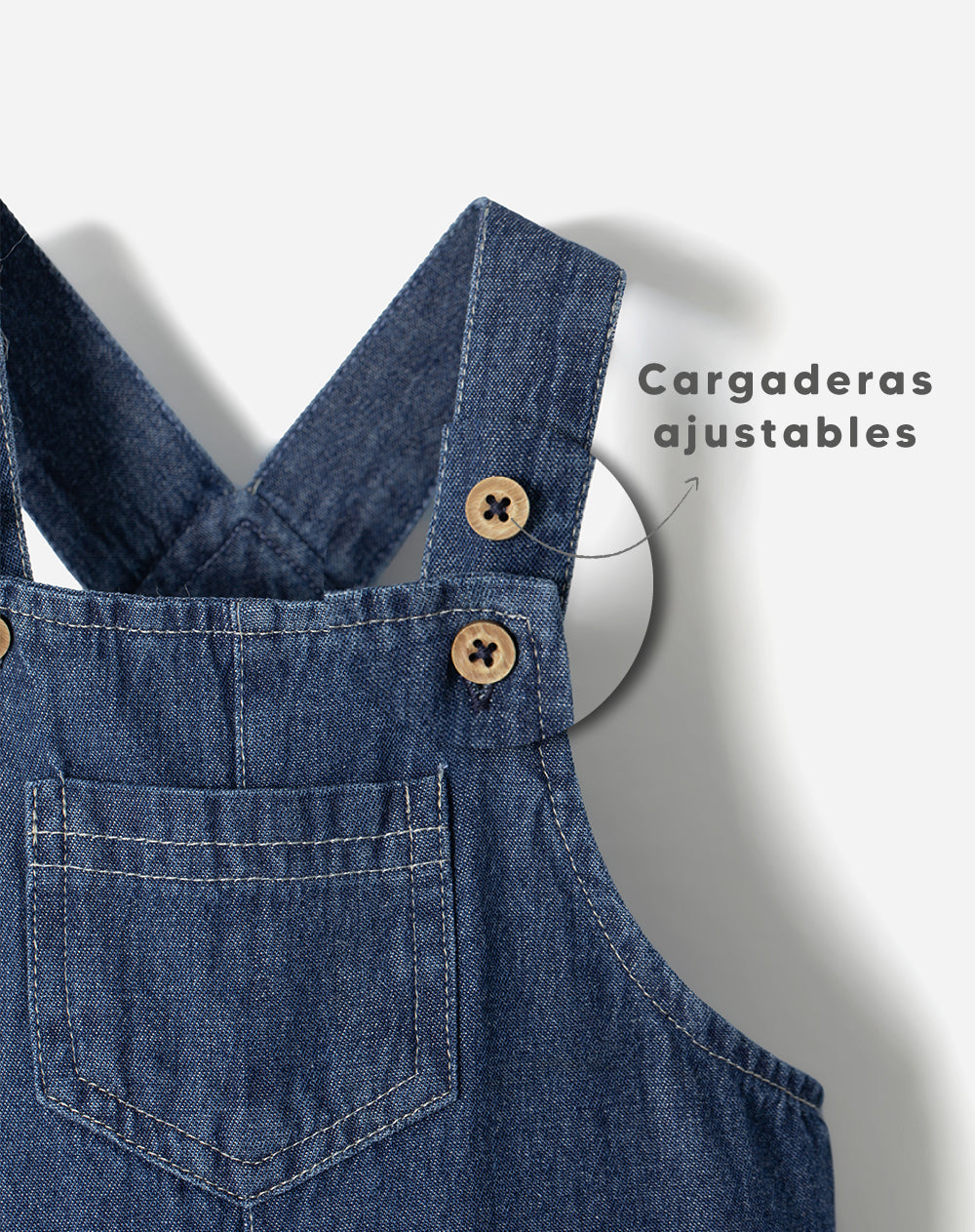 Overol Babyfresh Denim Regular para Bebé