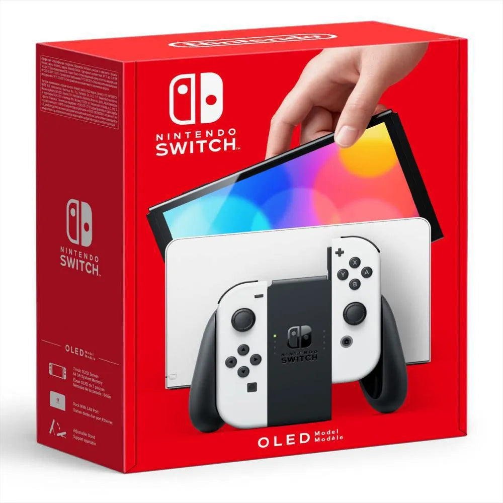 Consola Nintendo Switch Oled Blanca 64Gb Pantalla 7 Pulgadas