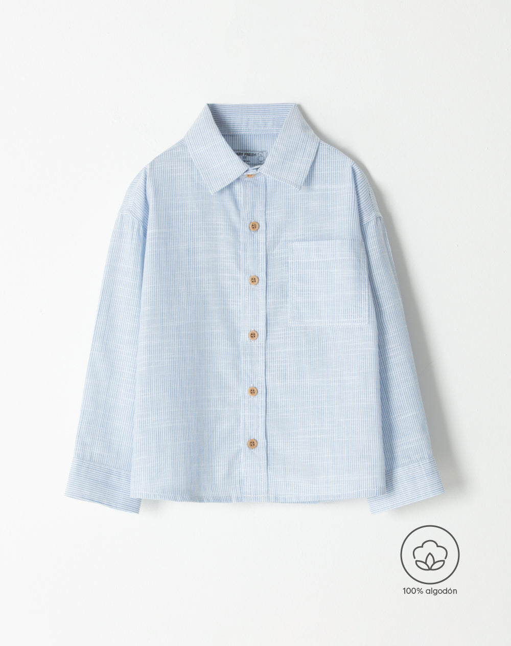 Camisa Babyfresh Manga Larga Regular Rayas para Niño