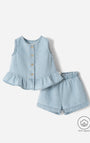 Conjunto Babyfresh Blusa + Short Bebé Niña