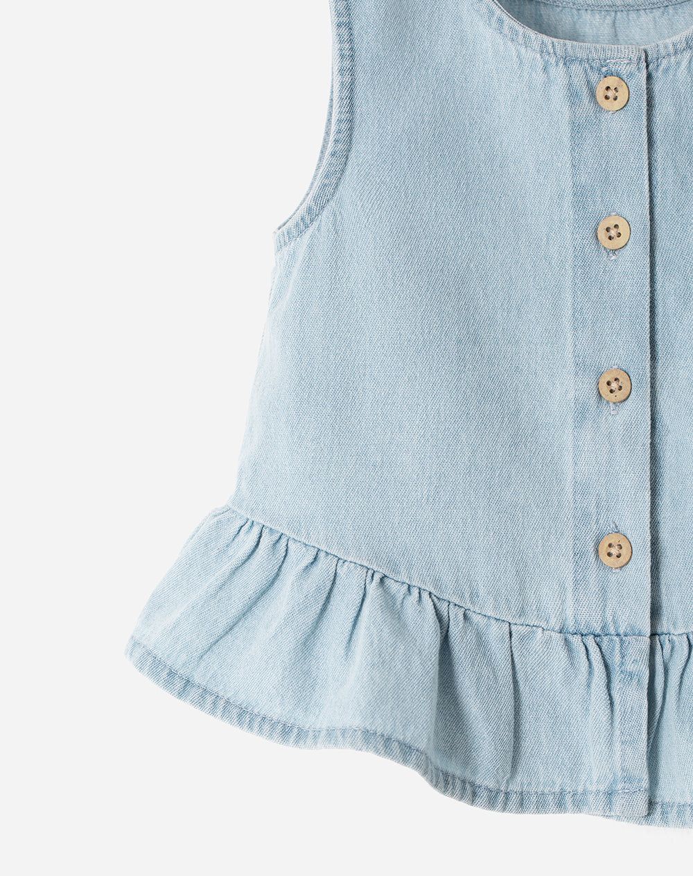 Conjunto Babyfresh Blusa + Short Bebé Niña