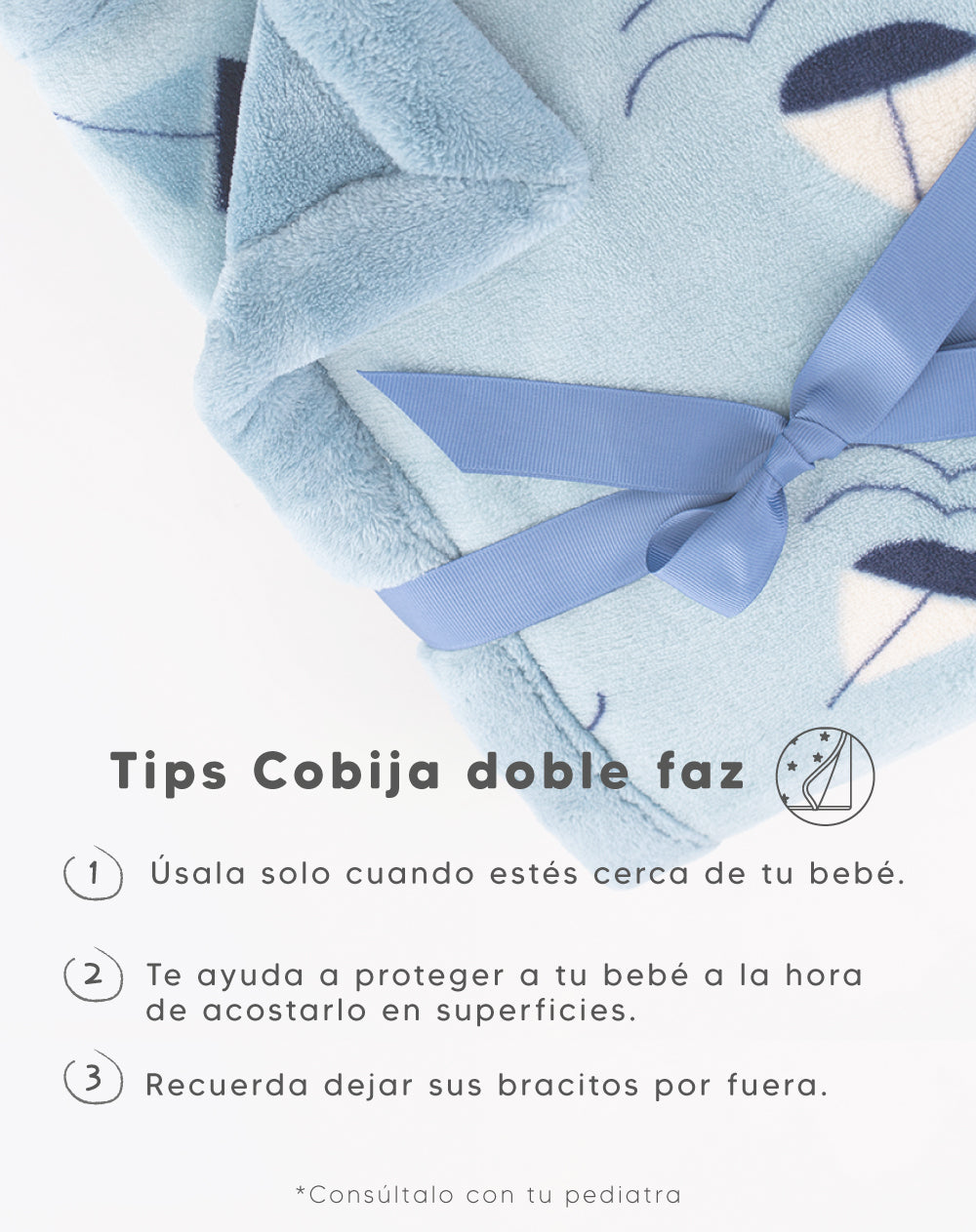 Cobija Babyfresh Térmica Doble Faz para Bebé