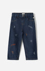 Jean Babyfresh Straight Apliques Bordados para Niño