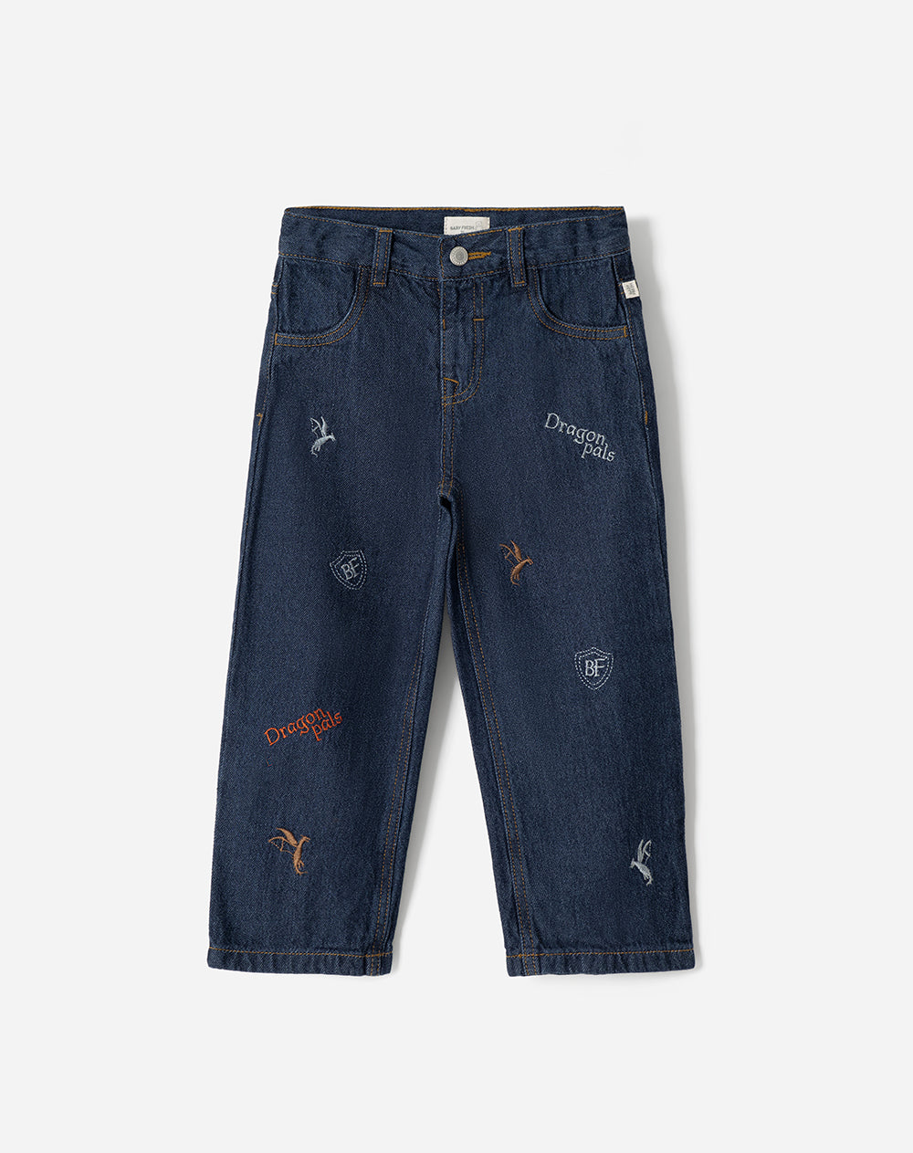 Jean Babyfresh Straight Apliques Bordados para Niño