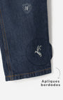 Jean Babyfresh Straight Apliques Bordados para Niño