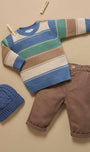 Pantalón Chino Clásico Purebaby Oak para Bebé y Niño
