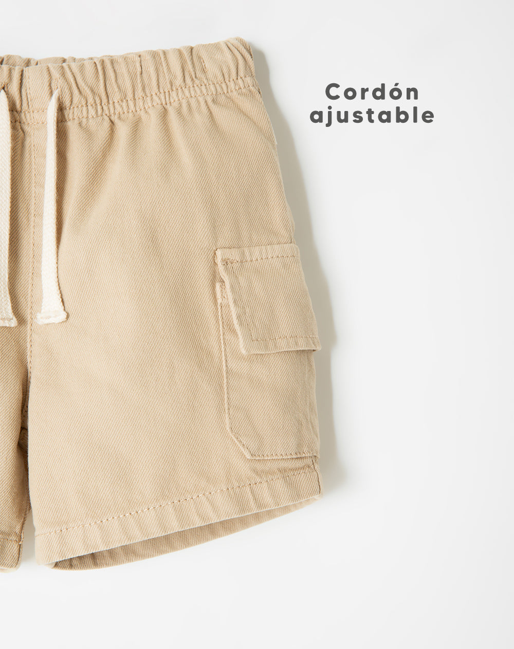 Bermuda Cargo Babyfresh Algodón Denim para Niño