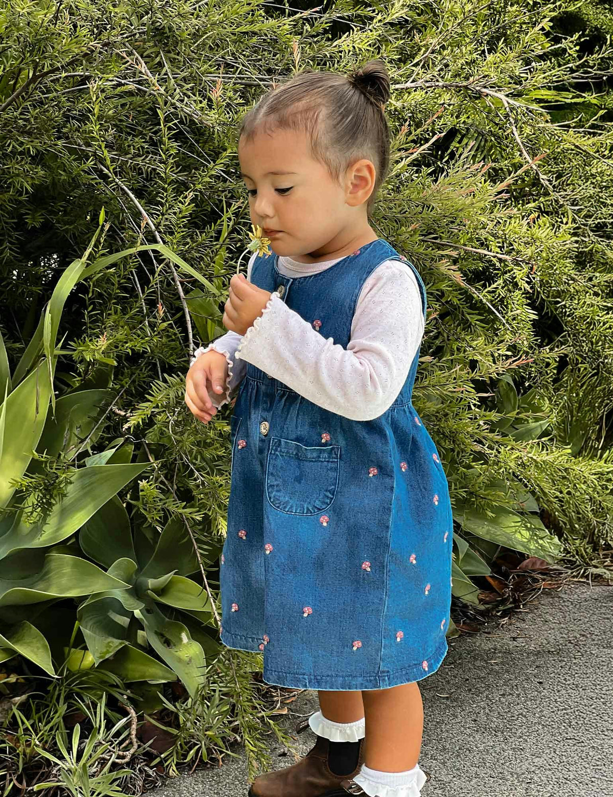 Conjunto Purebaby Pinnie y Camiseta Bordada Toadstool