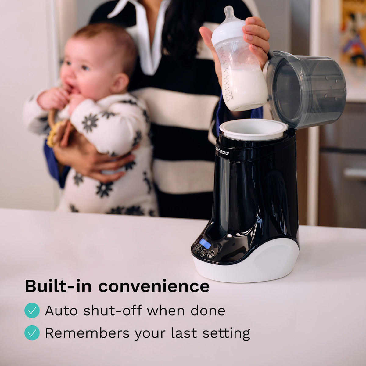 Calentador de biberones Baby Brezza Bottle & Breastmilk Warmer negro