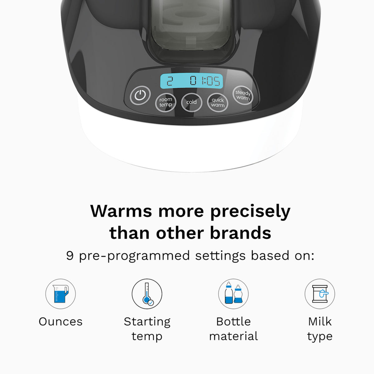 Calentador de biberones Baby Brezza Bottle & Breastmilk Warmer negro