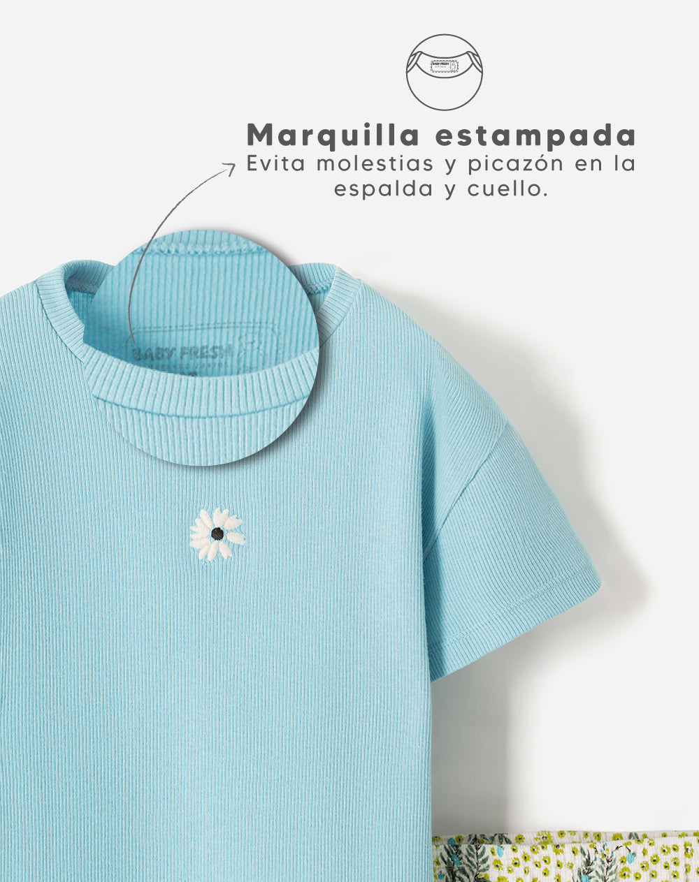 Conjunto Babyfresh Camiseta y Short para Niña